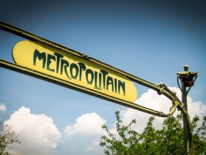 The beautiful Metro signs of Paris