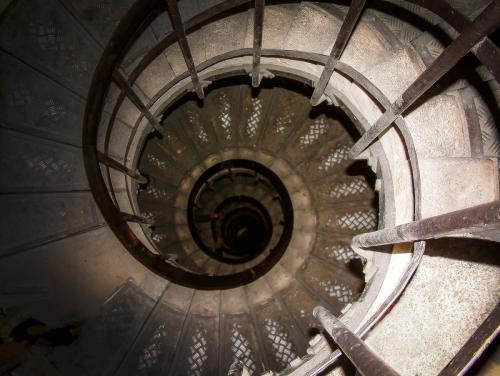 Stairs in the Arc de Triomphe